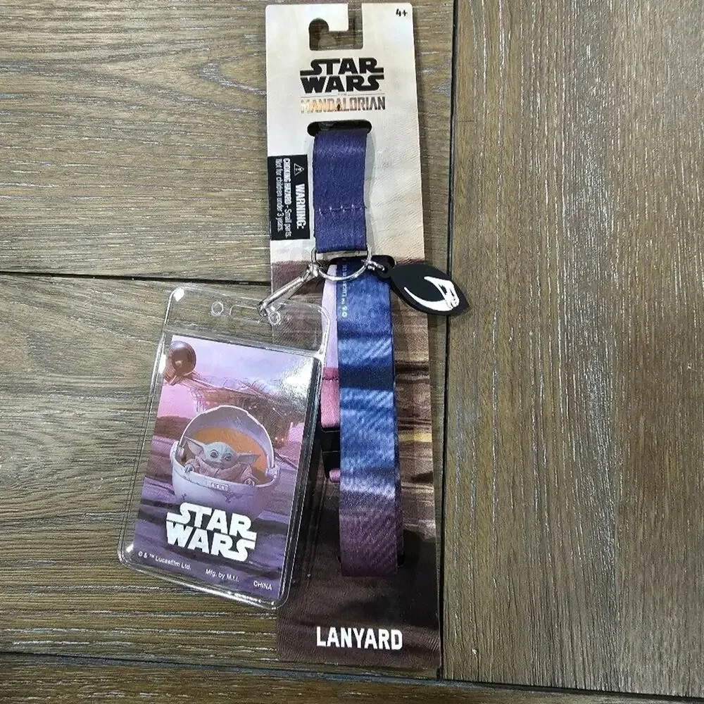 Star Wars Lanyard with ID Badge Holder & Dangle, NWT
